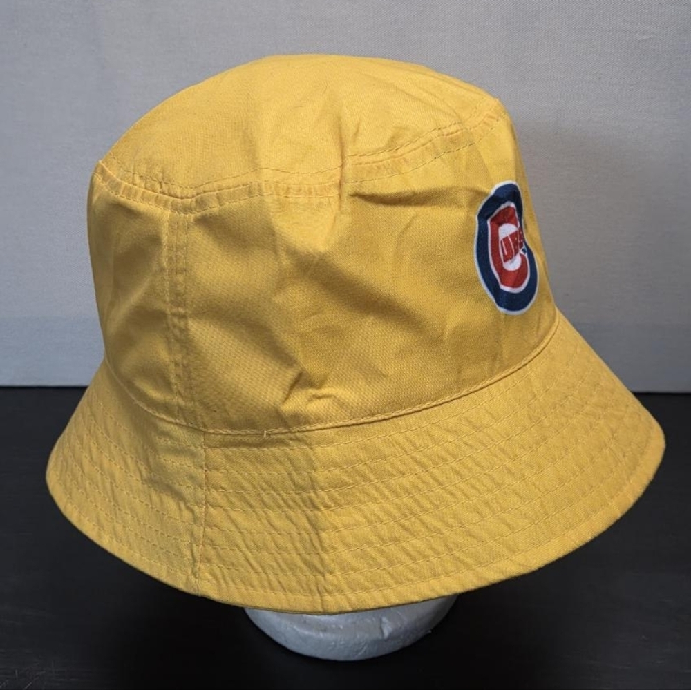 Yellow Bucket Hat with Logo